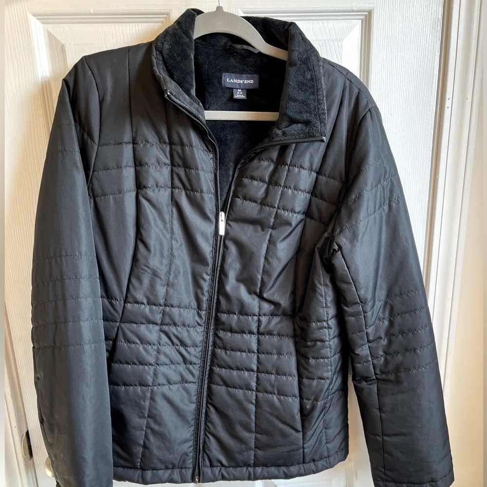 Black Lands End winter coat